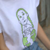 Camiseta GRETA 150 gr unisex algodón blanco - Imagen 5
