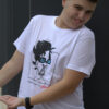 Camiseta BURTON 150 gr unisex algodón blanco - Imagen 7