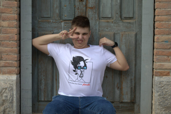 Camiseta BURTON 150 gr unisex algodón blanco
