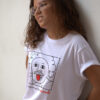 Camiseta EINSTEIN 150 gr unisex algodón blanco - Imagen 3