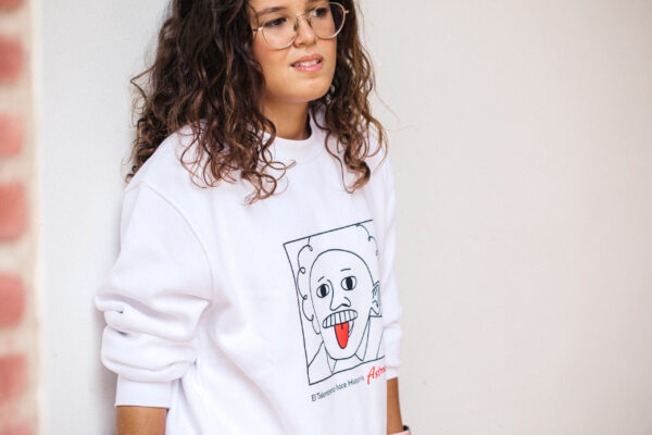 Sudadera EINSTEIN 270 gr sin capucha